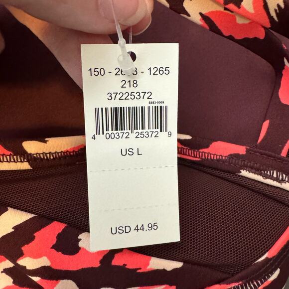 OFFLINE by Aerie Goals Plunge Sports Bra - Maplewood NWT Size Large - Picture 9 of 9